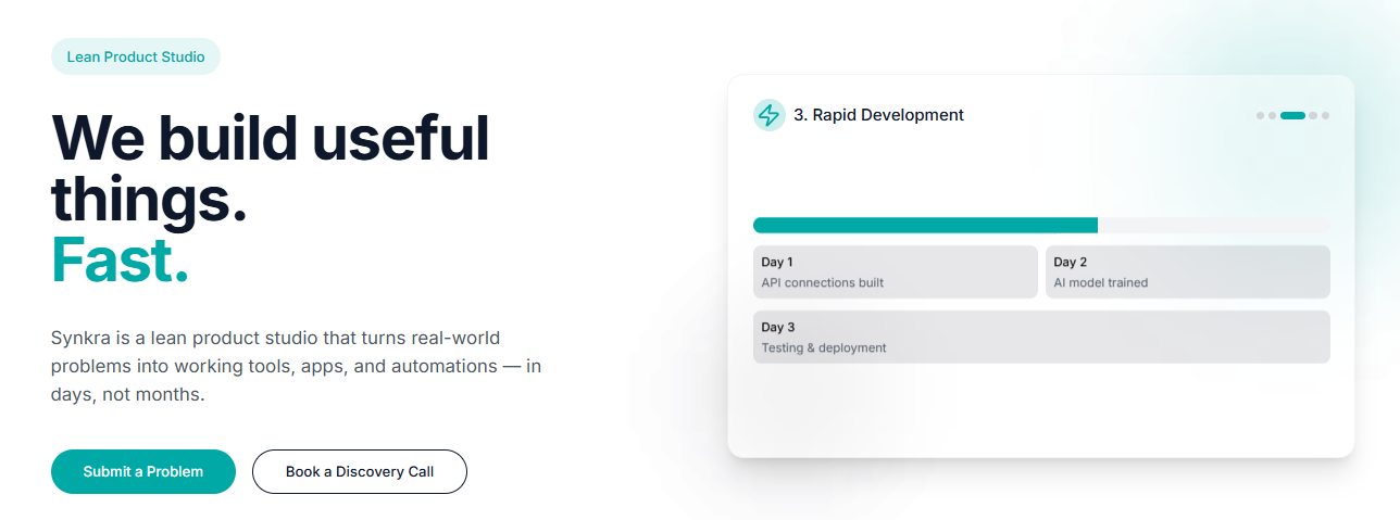 Lean development approach